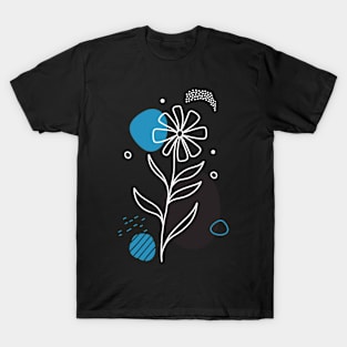 Floral Boho Style (Inverted Colors) T-Shirt